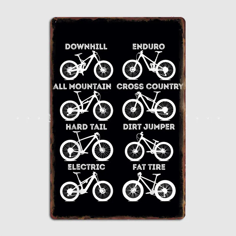 Mountain Biking Europe - MTB Mountainbike Fietsliefhebber Biker Retro Poster