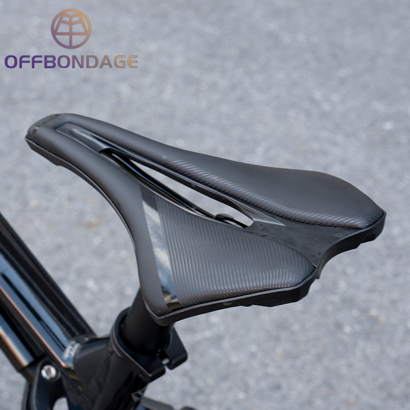 Mtb Saddle Lightweight - OFFBONDAGE Fietszadel MTB Uitgehold Ademend Schokabsorptie