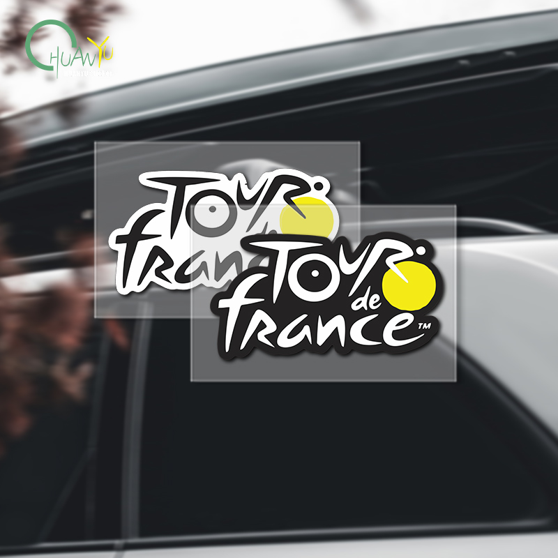 Mountain Biking Helmet - Tour de France logo sticker voor