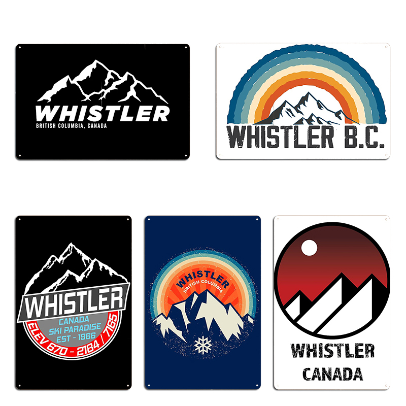 Mountain Biking Europe - Retro Ski Whistler B.C Canada Skiën