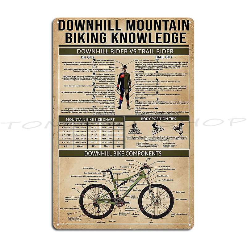 Mountain Biking Europe - Downhill Mountainbiken Kennis Metalen Plaquette Cinema