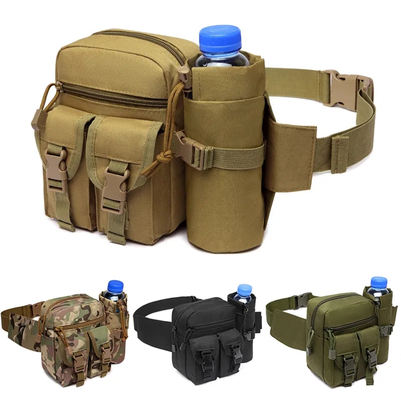 Mountain Biking Hip Pack - Outdoor Heuptas Mannen Tactische Waterfles Waterdichte