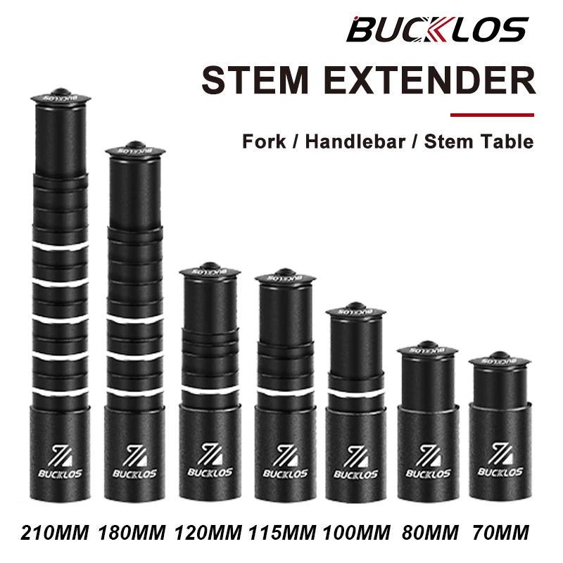 Handlebar Riser Stem - BUCKLOS Fietsstuurpen Hoogte Extender Aluminium Stuur