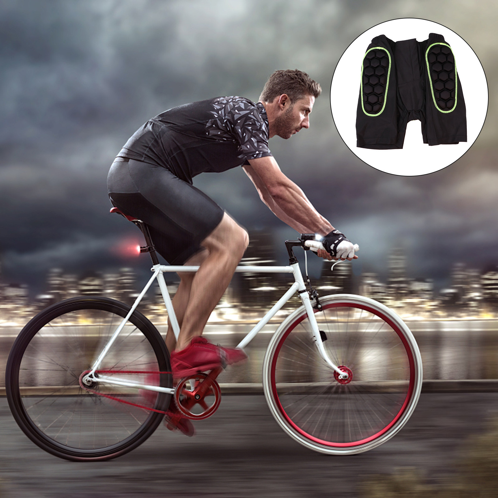 Gewatteerde downhill shorts vo - Mountain Biking Pads recensie en prijs