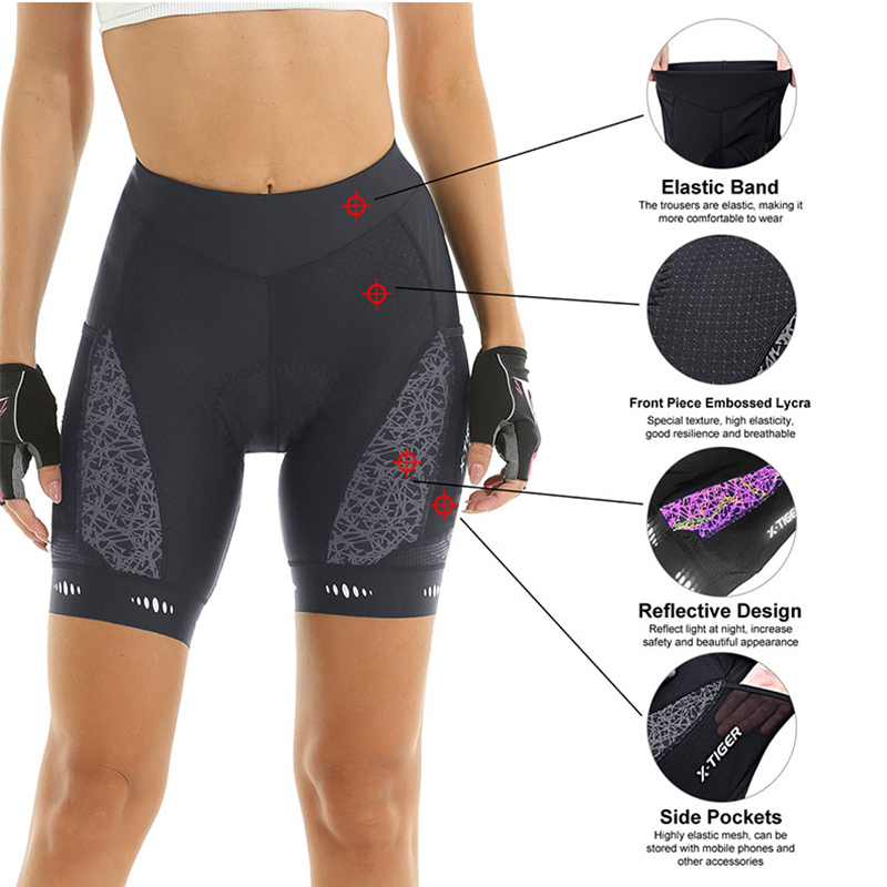 X-TIGER Fietsbroek Dames Fiets - Mountain Biking Shorts Women recensie en prijs