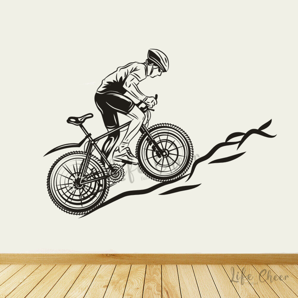 Mountainbiken Muurstickers Fie - Mountain Biking Europe recensie en prijs