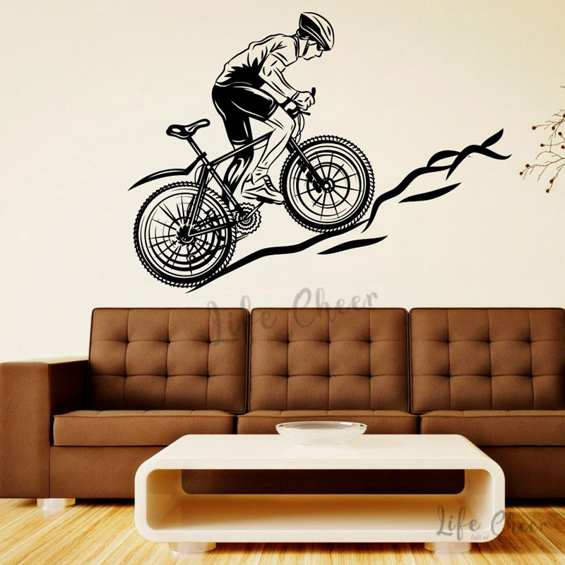 Mountainbiken Muurstickers Fie - Mountain Biking Europe recensie en prijs