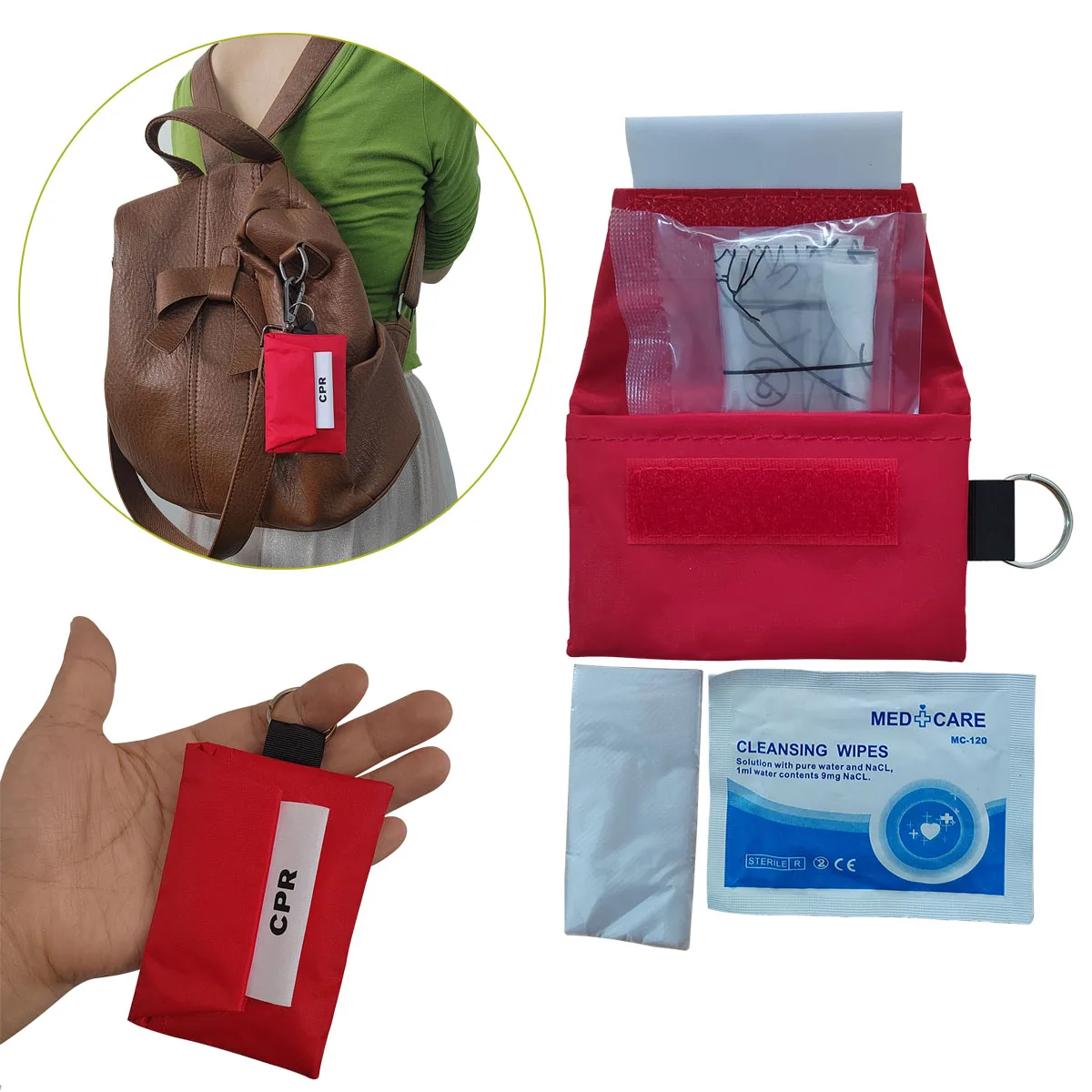 3 Pcs Cpr Gezicht Shield Sleut - Mountain Biking First Aid Kit recensie en prijs