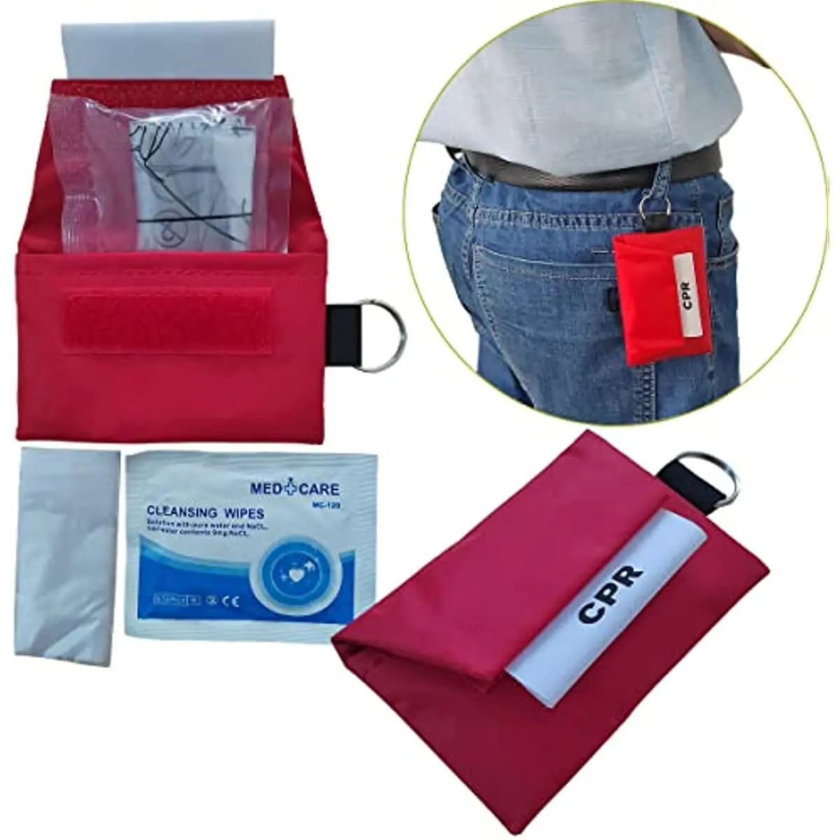 3 Pcs Cpr Gezicht Shield Sleut - Mountain Biking First Aid Kit recensie en prijs